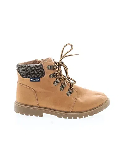 Pre-owned Nautica Kids' Boots In Tan