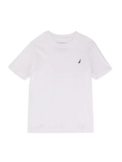 Nautica Babies' Boy's Cotton Logo T-shirt In White