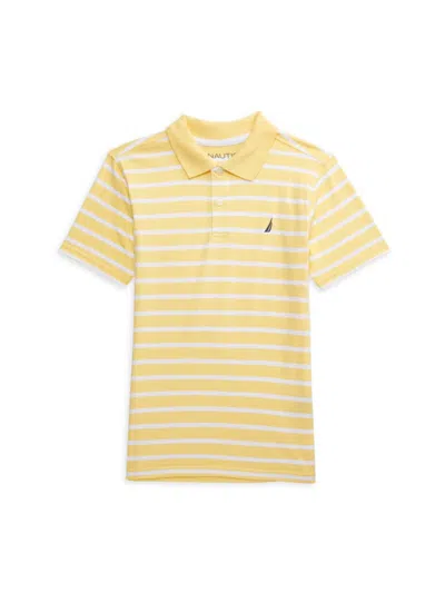 Nautica Kids' Boy's Cotton Striped Polo Shirt