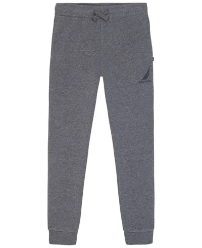 Nautica Kids' Boys 2t-7 J-class Pull-on Elastic Joggers In Gray
