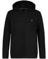 Nautica Boys 4-20 Full-zip Hoodie In Black
