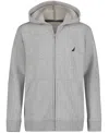 Nautica Boys 4-20 Full-zip Hoodie In Gray
