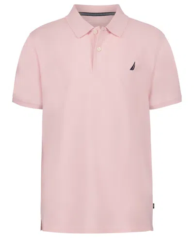 Nautica Kids' Boys' 8-20 Anchor Solid Polo Shirt In Pink