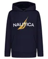 Nautica Toddler And Little Boys 2t-7 J-class Mesh Pullover Hoodie In Blue