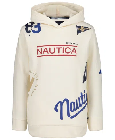 Nautica Kids' Boys 8-20 Playful Print Pullover Hoodie In Neutral