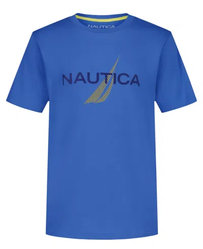 Nautica Kids' Boys' 8-20 Short-sleeve T-shirt In Blue