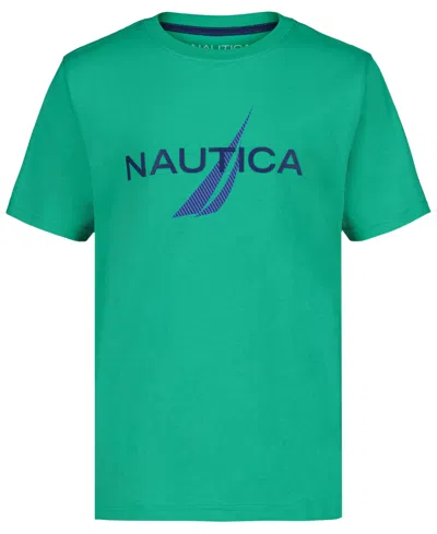 Nautica Kids' Boys' 8-20 Short-sleeve T-shirt In Green
