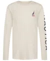 Nautica Boys 8-20 Usa J-class Long Printed Sleeve T-shirt In Neutral