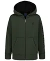 Nautica Boys' 8-20 Zip-up Hoodie In Green