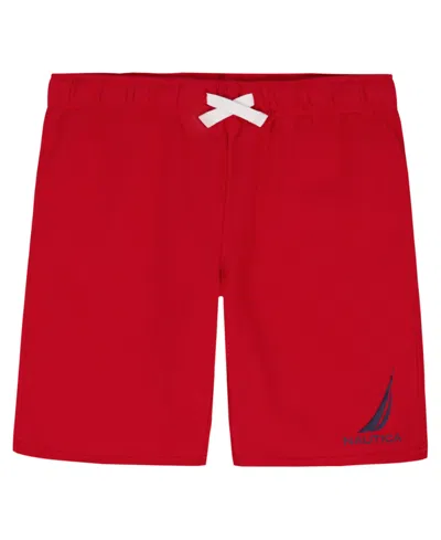Nautica Kids' Boys' 8-20 Pull-on Shorts In Red