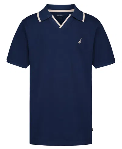 Nautica Kids' Boys' 8-20 Short-sleeve Polo Shirt In Blue