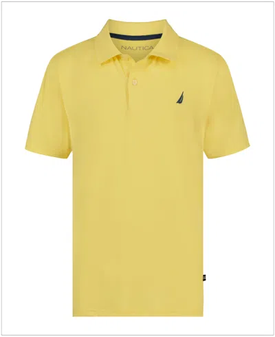 Nautica Kids' Boys' 8-20 Short-sleeve Polo Shirt In Yellow