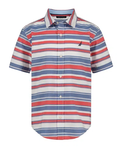 Nautica Kids' Boys' 8-20 Short-sleeve Shirt In Multi