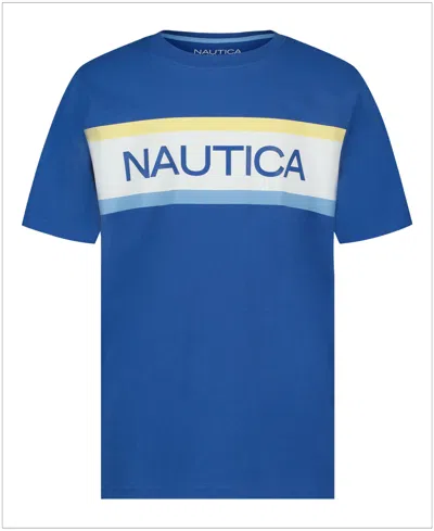 Nautica Kids' Boys' 8-20 Short-sleeve T-shirt In Blue
