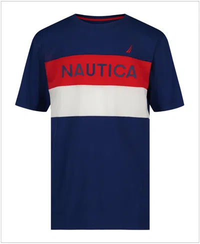 Nautica Kids' Boys' 8-20 Short-sleeve T-shirt In Blue