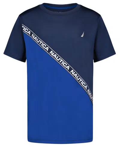 Nautica Kids' Boys' 8-20 Short-sleeve T-shirt In Blue
