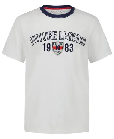 Nautica Kids' Boys' 8-20 Short-sleeve T-shirt In Gray