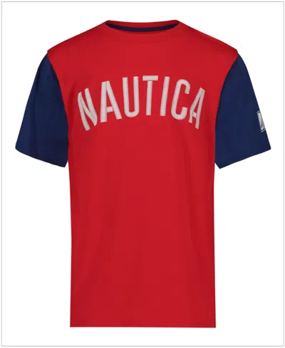Nautica Kids' Boys' 8-20 Short-sleeve T-shirt In Red