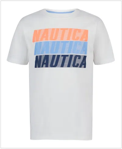 Nautica Kids' Boys' 8-20 Short-sleeve T-shirt In White