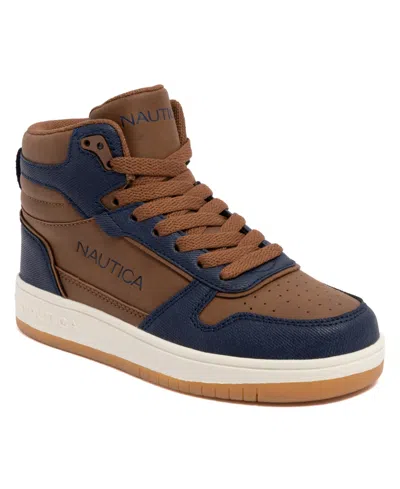 Nautica Kids' Boys' Sirie Casual High-top Sneakers In Multi