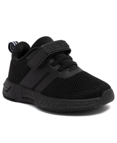 Nautica Babies' Boys' Toddler 5-10 Towhee Brecken Athletic Sneakers In Black