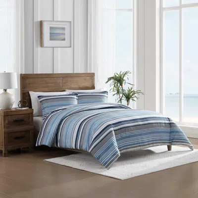 Nautica Bradlee Blue Twin Comforter & Sham Set