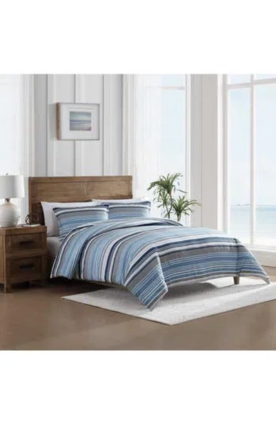 Nautica Bradlee Stripe Comforter Set In Blue