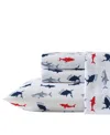 Nautica Branson Sharks Microfiber 3-pc. Sheet Set, Twin In Multi