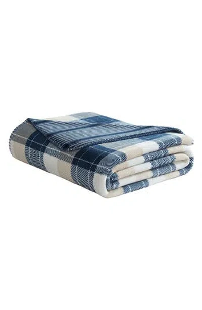 Nautica Buffalo Plaid Throw Blanket In Blue