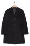 Nautica Camb Wool Blend Coat In Charcoal