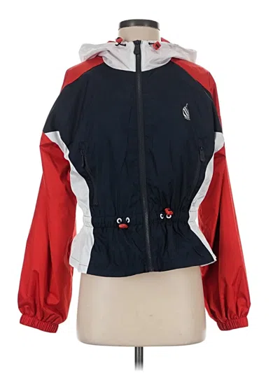 Pre-owned Nautica Cardigan Sweater In Red