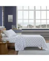 Nautica Caspian Whales Lightweight Sheet Set In Blue