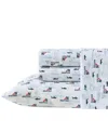 Nautica Caspian Whales Microfiber 3-pc. Sheet Set, Twin Xl In Multi