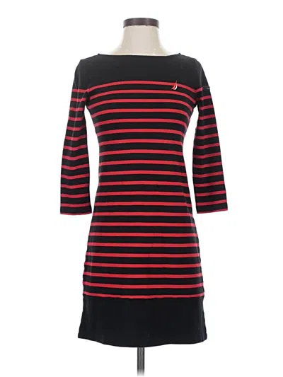 Pre-owned Nautica Casual Dress In Black