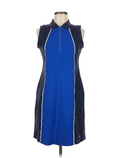 Pre-owned Nautica Casual Dress In Blue