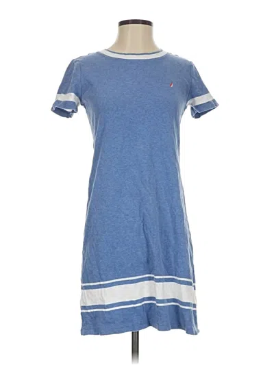 Pre-owned Nautica Casual Dress In Blue