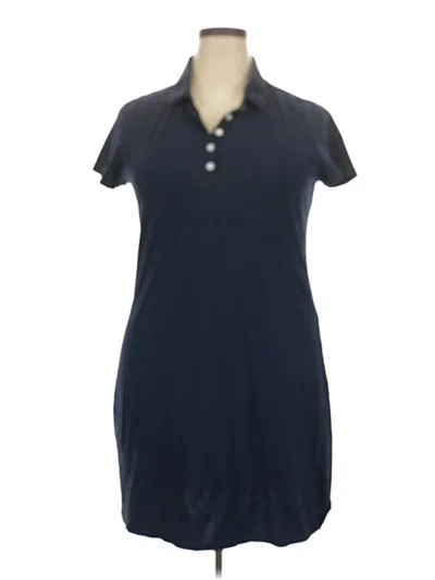 Pre-owned Nautica Casual Dress In Blue