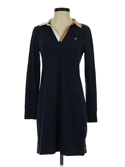 Pre-owned Nautica Casual Dress In Blue