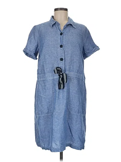 Pre-owned Nautica Casual Dress In Blue