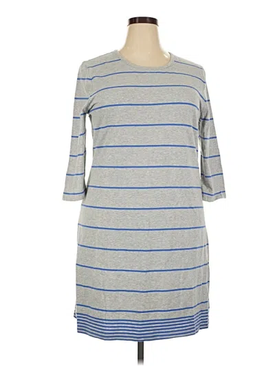 Pre-owned Nautica Casual Dress In Gray