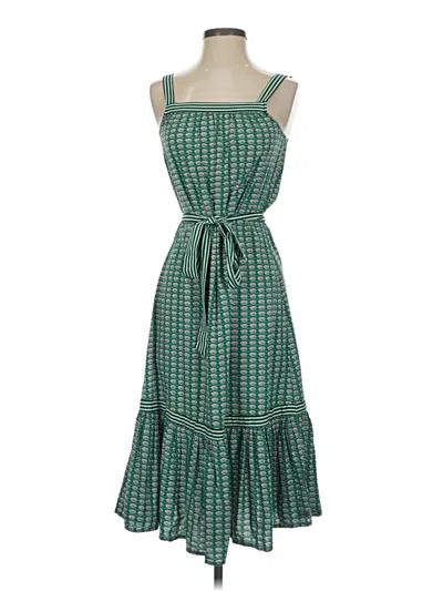 Pre-owned Nautica Casual Dress In Green