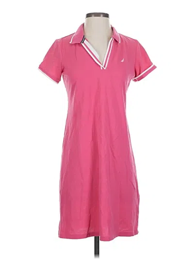 Pre-owned Nautica Casual Dress In Pink