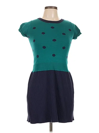 Pre-owned Nautica Casual Dress In Teal