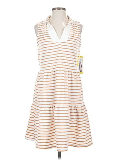 Pre-owned Nautica Casual Dress In White