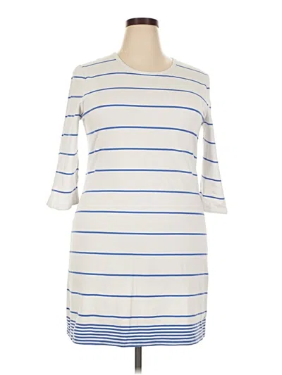 Pre-owned Nautica Casual Dress In White