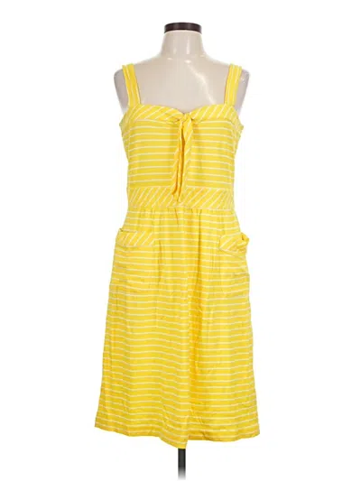 Pre-owned Nautica Casual Dress In Yellow