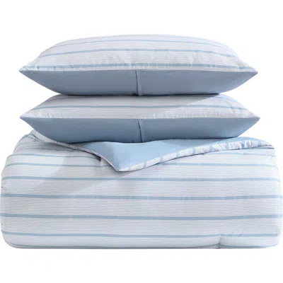 Nautica Chambray Waves Microfiber Comforter Set
