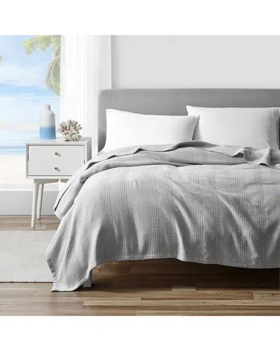 NAUTICA NAUTICA CHEVRON GREY BLANKET