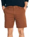 NAUTICA CLASSIC-FIT 8.5" STRETCH CHINO FLAT-FRONT DECK SHORT