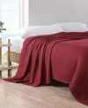 Nautica Closeout  Baird Cotton Dobby Blankets In Red Sail